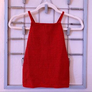 Hollister Red Halter Top